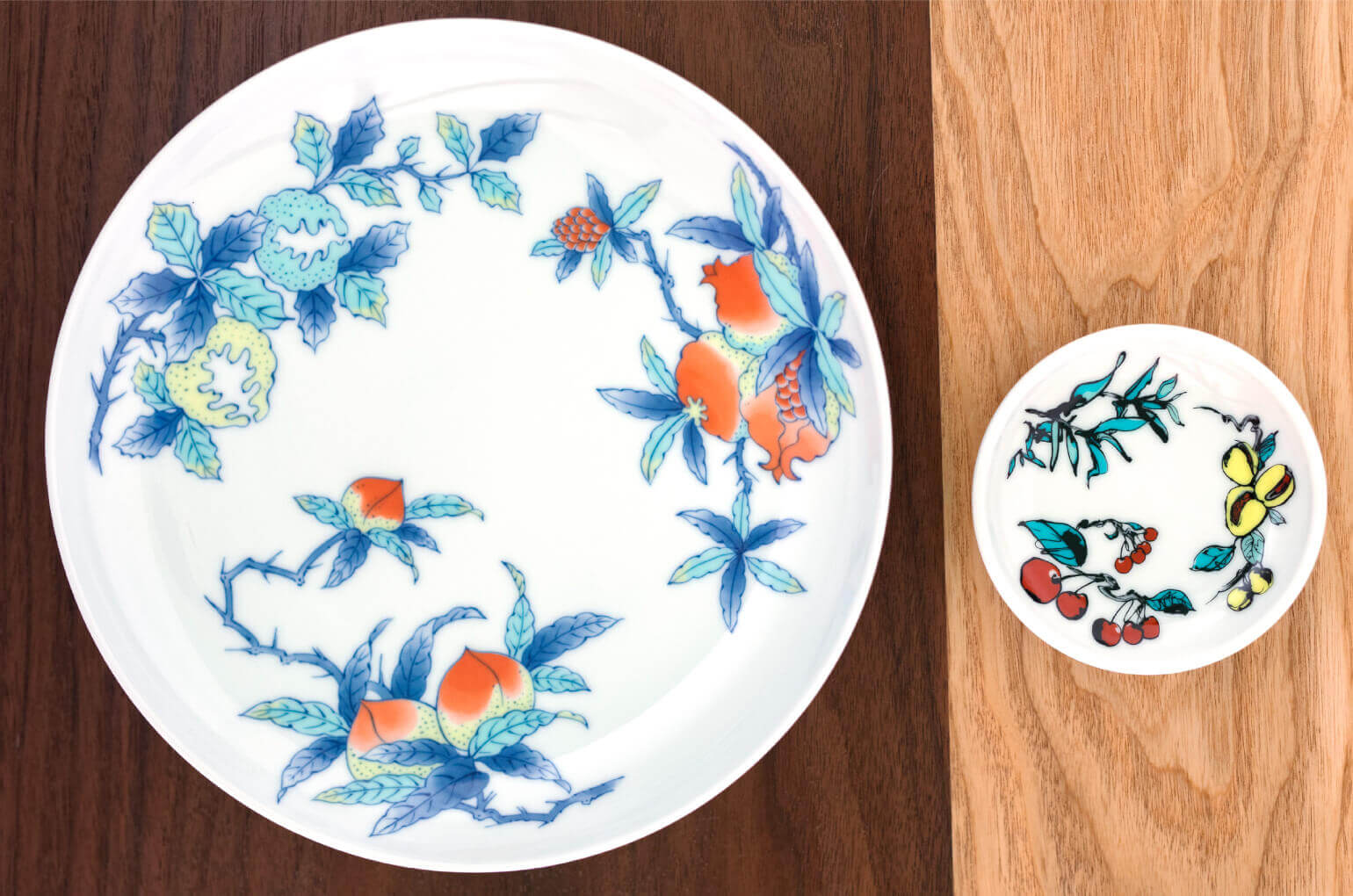 柿右衛門様式の三果文